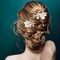 5PCS Camellia Flower Tassels Hairpin, Crystal Rhinestone Pearl Hair Clips Headpiece Hair Accessories